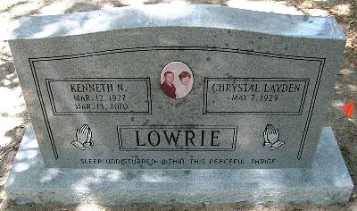 gray granite companion upright headstone with praying hands and portrait